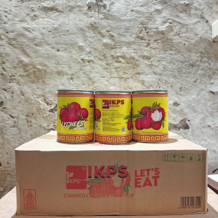 

[Exp 2027] Ikps Lychee In Syrup Can - Leci Kaleng Ikps Nd 565Gr 1 Dus Isi 12 Kaleng Terbaru