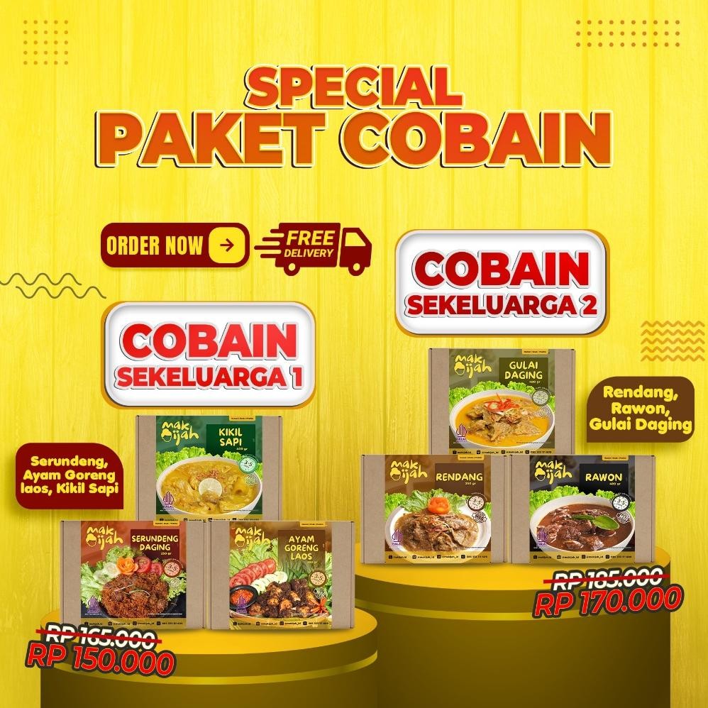 

Paket Cobain Makijah Citarasa Nusantara Lebih Hemat Puas Paket Keluarga Paket Siap Makan Terbaru