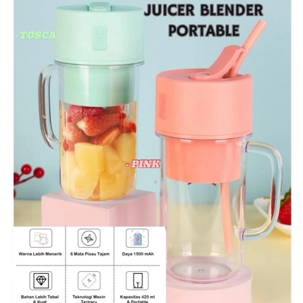 KUALITAS TERBAIK- Blender Juicer Gelas Blender Mini Juicer Portable || Blender Buah Cup Portable || 