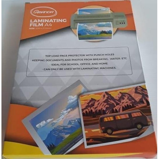 

NS Plastik Laminating A4 100 Micron Amanda Laminating A4 - Plastik untuk Mesin laminating