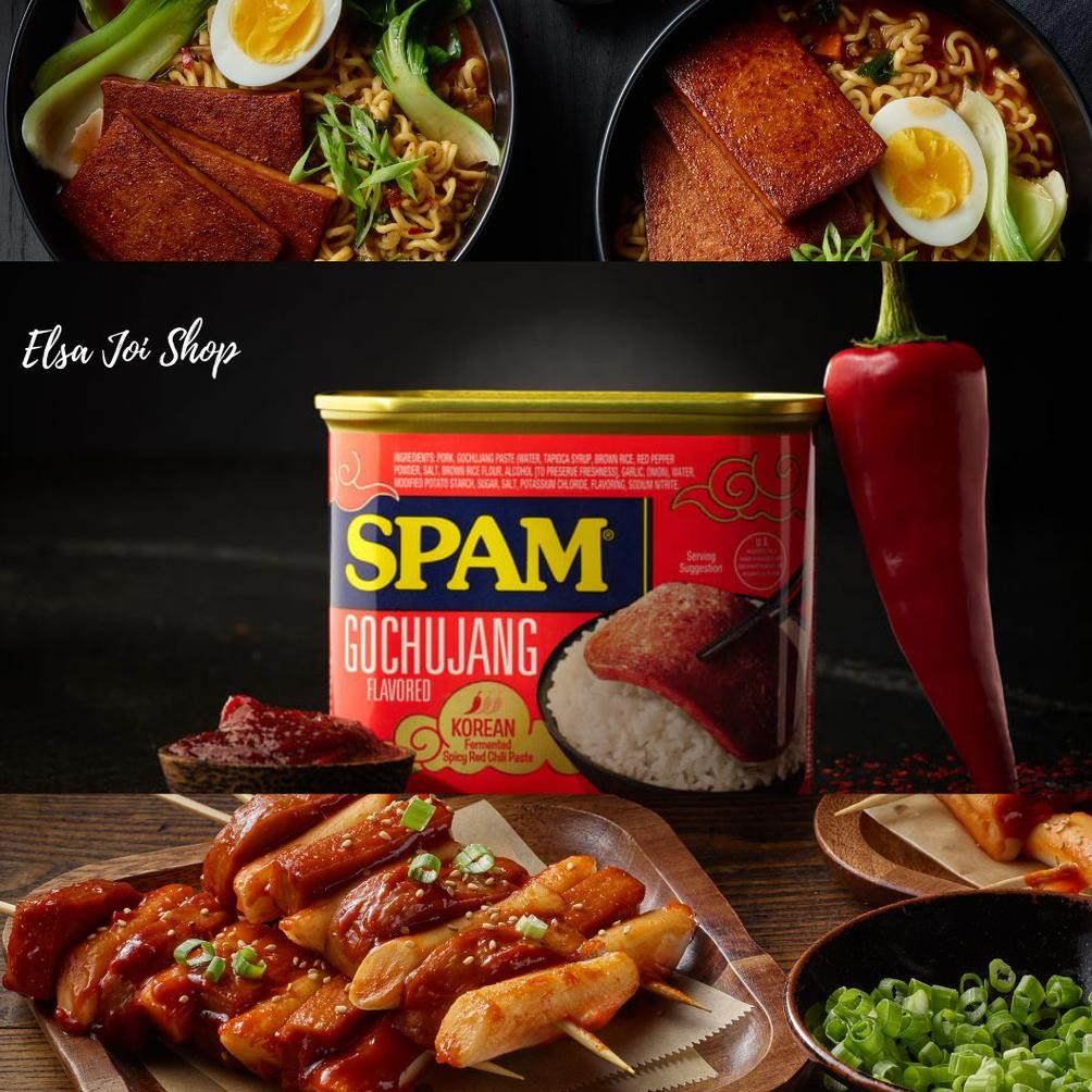 

Elsajoishop - Spam Gochujang Flavored Korean Spicy Red Chili Paste Non Halal - 340 Gr Terbaru