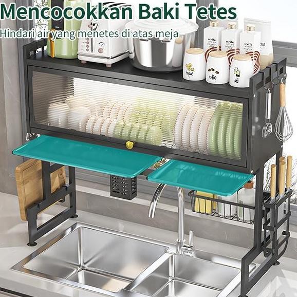 Rak Piring Wastafel Dengan Kabinet Rak Wastafel Cuci Piring Rak Dapur