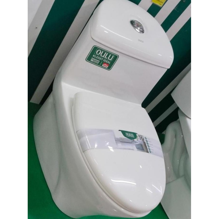 Oulu A865 N One Piece Kloset / Closet / Toilet / Wc Duduk Dual Flush As 300 Mm