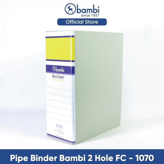 

Tersedia Bambi Pipe Binder Folio EXTRA Jumbo 100mm - Ordner Arsip Label 1070