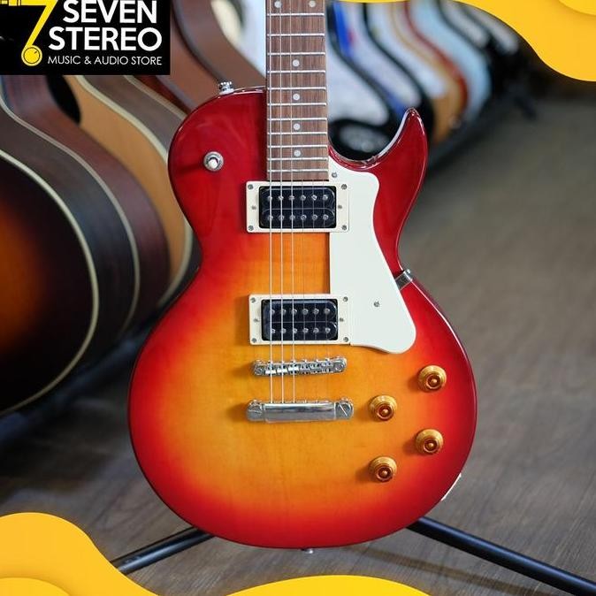 Siap Kirim Gitar Listrik Cort Cr100 Crs 6 String Cherry Red Sunburst Original