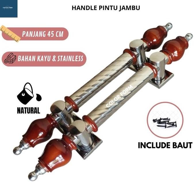 HANDLE PINTU JAMBU PANJANG 45 CM HANDLE PINTU RUMAH HANDLE PINTU SATU HANDLE PINTU KUPU TARUNG HANDL