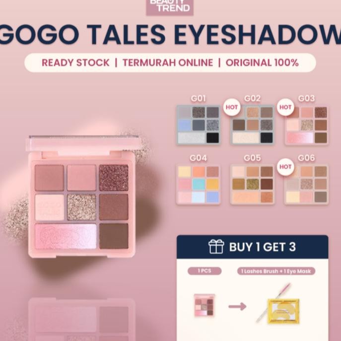 Ready Gogo Tales Garden Bear Eyeshadow Palette Gogo Tales Eyeshadow Gogo Tales Blush Gt405