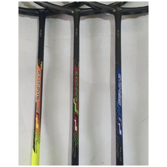 Siap Kirim Raket Badminton Dunlop Evo 205/225/235 + Senar & Grip Ori Siap Main