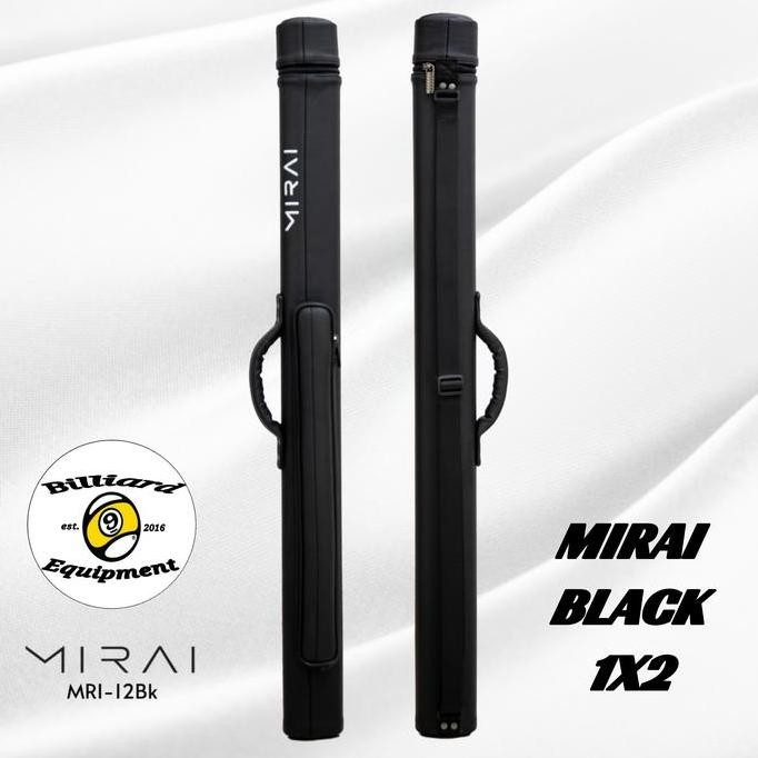 // Mirai 1x2 - Black | Tas Billiard | Cue Case Billiard //