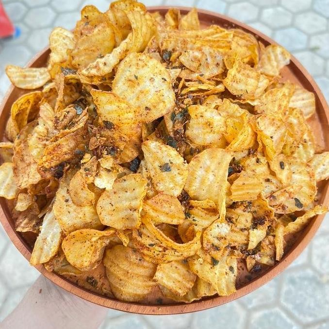 

Kripik Singkong Pedas Daun Jeruk 1Kg Pasti Ori