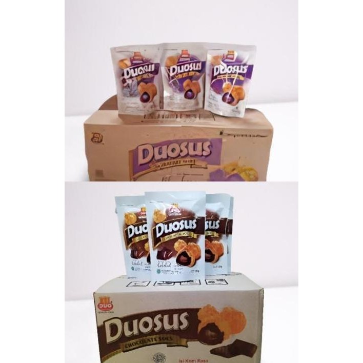

Snack Duo Sus Coklat Blueberry 1 Dus Isi 30pcs Camilan Enak Stok Terbatas
