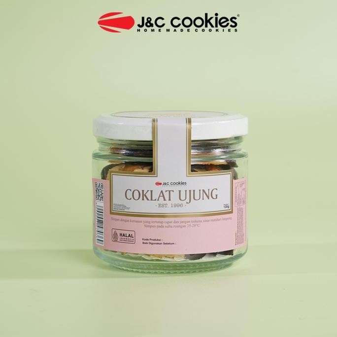 

Kue Cokelat Ujung JNC Cookies Toples Jar Kaca - Kue Kering Premium Stok Terbatas