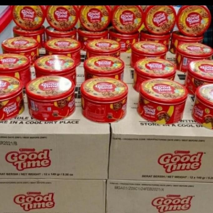 

Good Time Cookies Assorted 148gr - Biskuit Kaleng Favorit Keluarga Stok Terbatas