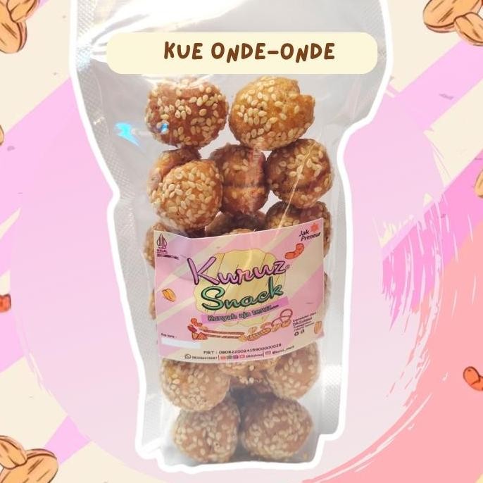 

Kue Ketawa Wijen Onde-Onde Plastik 250gr - Kue Tradisional Renyah Stok Terbatas