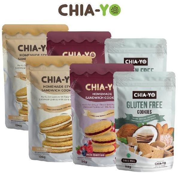 

Bundling Cookies Gluten Free 2 Pack + Mix Berries 2 Pack + Vanilla 2 Pack Stok Terbatas