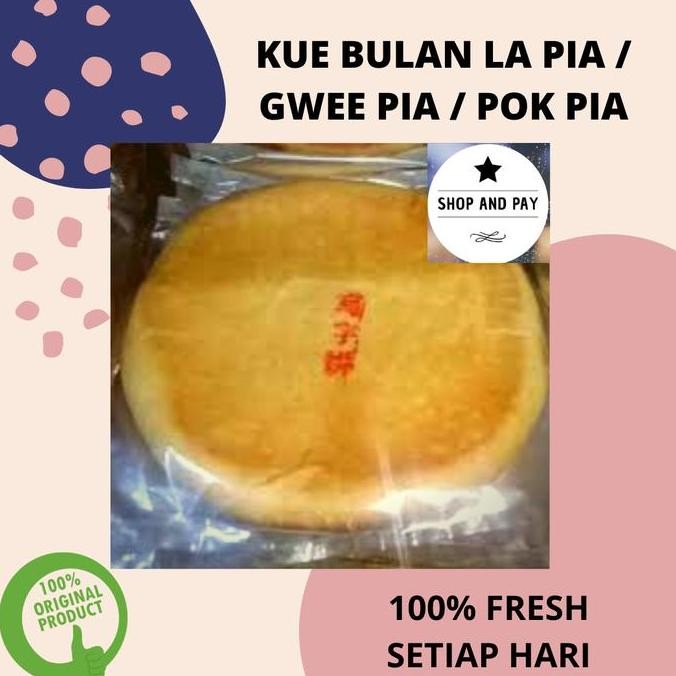 

Kue Bulan Pontianak Gwee Pia Isi Gojin Cuicia - Pia Pok Per PCS Stok Terbatas