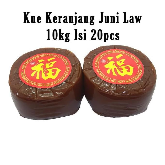

Kue Keranjang Juni Law - Kue Imlek Tradisional Khusus Gojek/Grab Stok Terbatas