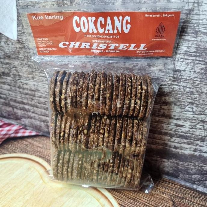 

Kue Kering Cokcang Coklat Kacang Khas Bandung Stok Terbatas