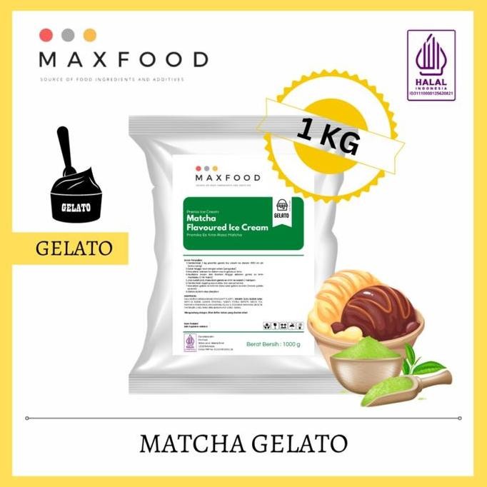 

Bubuk Gelato Rasa Matcha Greentea 1 Kg / Gelato Powder Matcha 1 Kg Terlaris