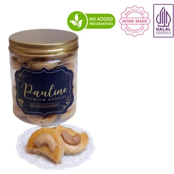 

Kue Kacang Mete Premium Pauline - Cookies Lebaran Kacang Gurih Stok Terbatas