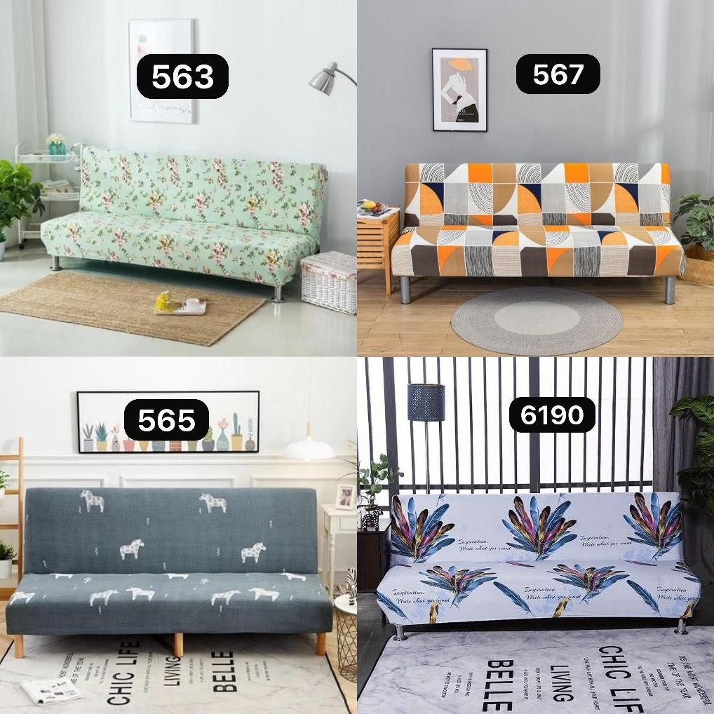 TERBARU- Sarung sofa bed/Cover sofa bed uk M 160-190cm