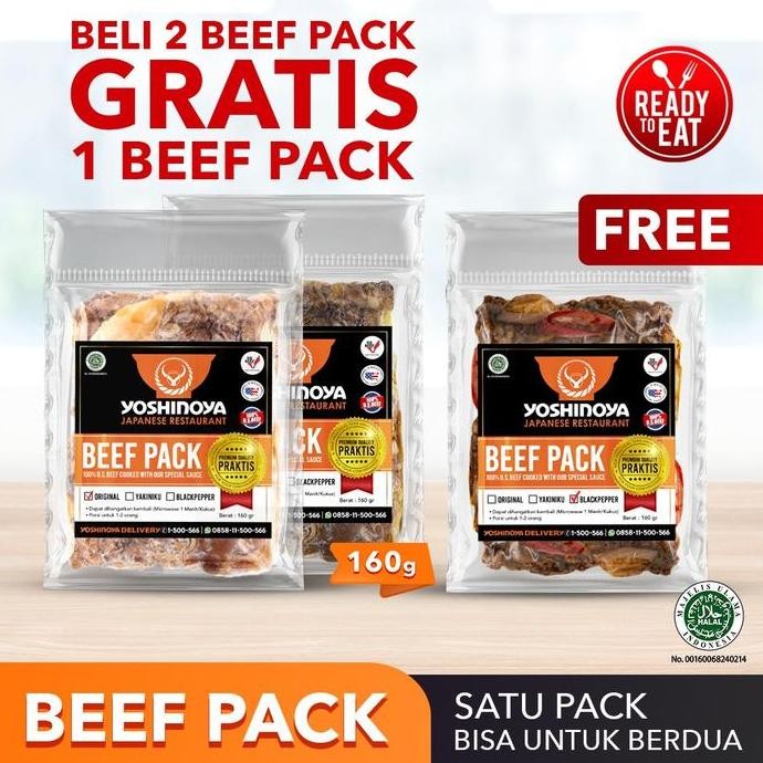 

2 Beef Pack Free 1 Beef Pack Terlaris