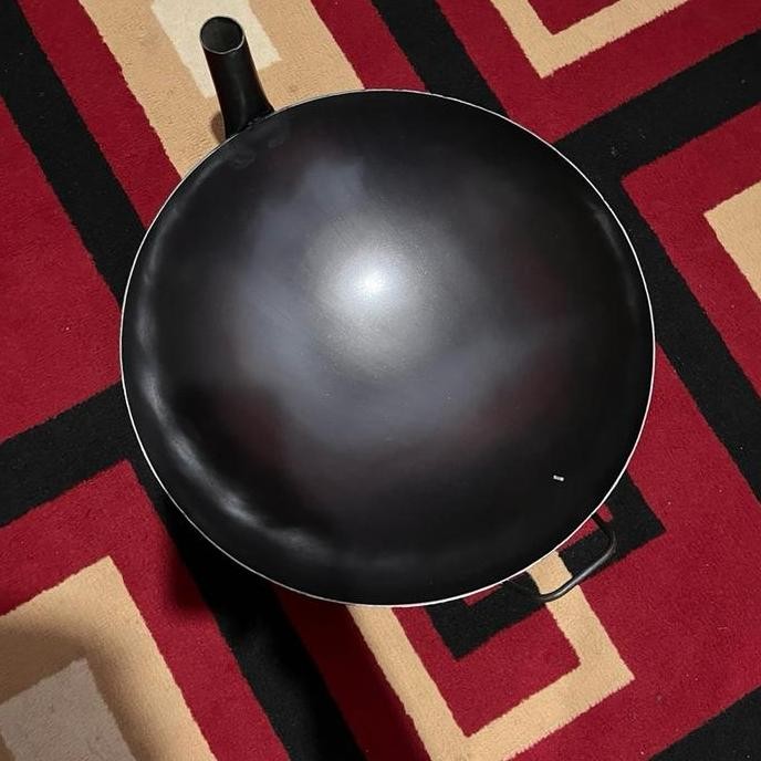 NC WAJAN NASI GORENG ANTI LENGKET SEASONING 40CM  // Wajan Baja // Wajan Besi // Wajan Nasi Goreng k