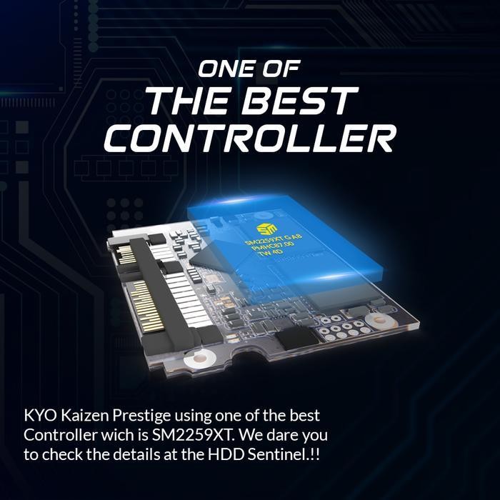 UP SSD 1TB KYO KAIZEN PRESTIGE SATA III 2.5" 6GB/S GARANSI RESMI 5 THN