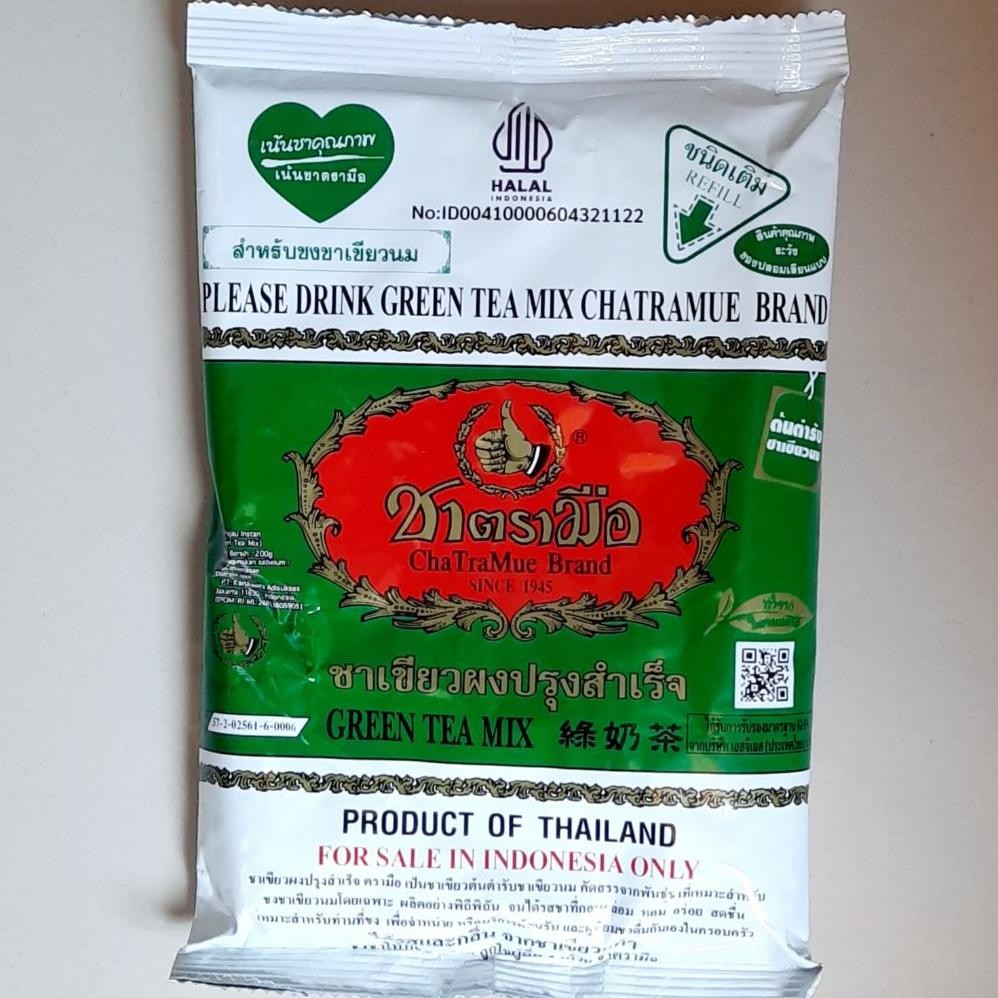 

Berkualitas! Chatramue Thai Green Tea 200gr HALAL & BPOM EXP 2026 - READY STOCK!! ~
