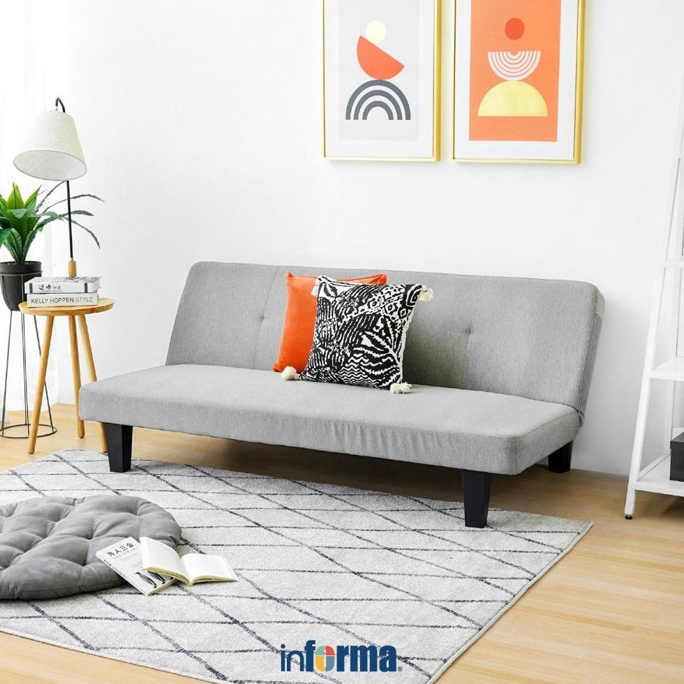 Informa Martis Oakland Sofa Bed Fabric Tempat Duduk Multifungsi Sofa Tidur 2In1 Kursi Santai Serbagu