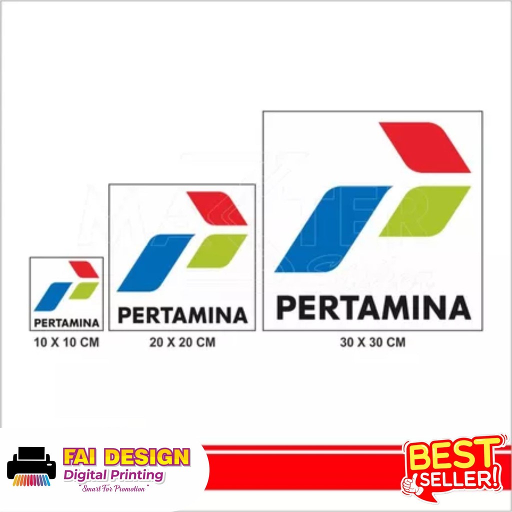 

Stiker Logo Pertamina, Sticker Vinyl, Premium, Tahan Air, Termurah