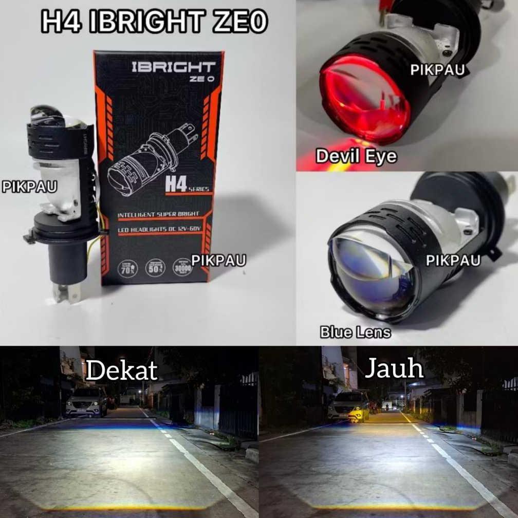 IBRIGHT ZE0 - Lampu Utama H4 Projector Laser