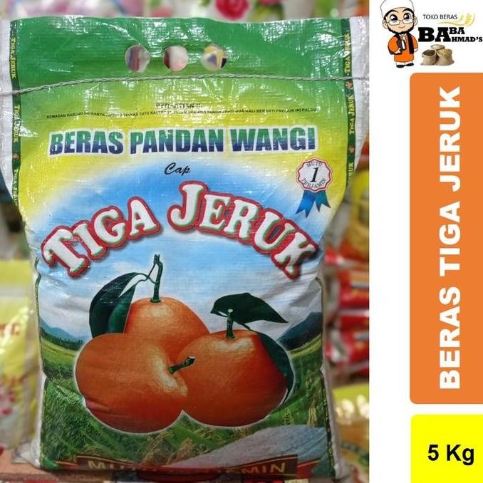 

BERAS PREMIUM CAP TIGA JERUK - 5KG/10KG/20KG ds