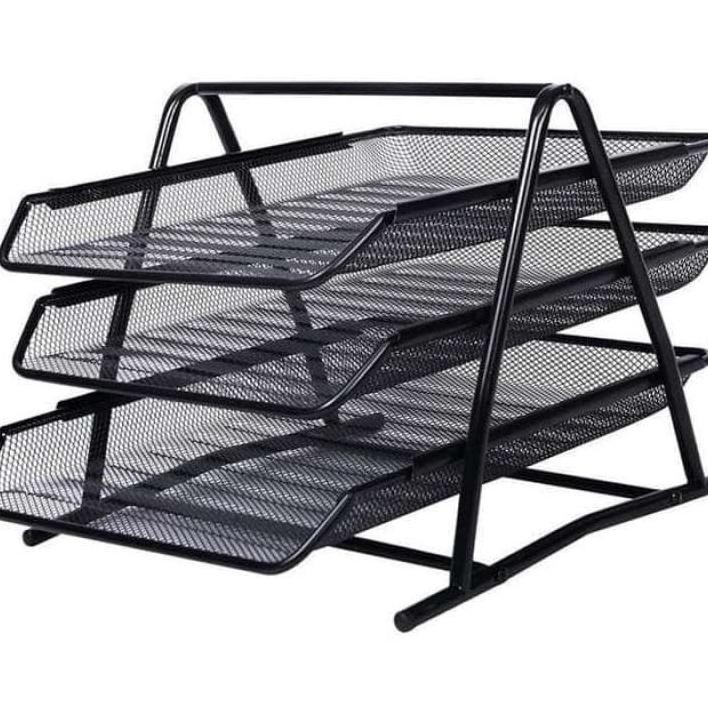 Document Tray 3 Susun Rak Document Rak Kertas 3 Tier