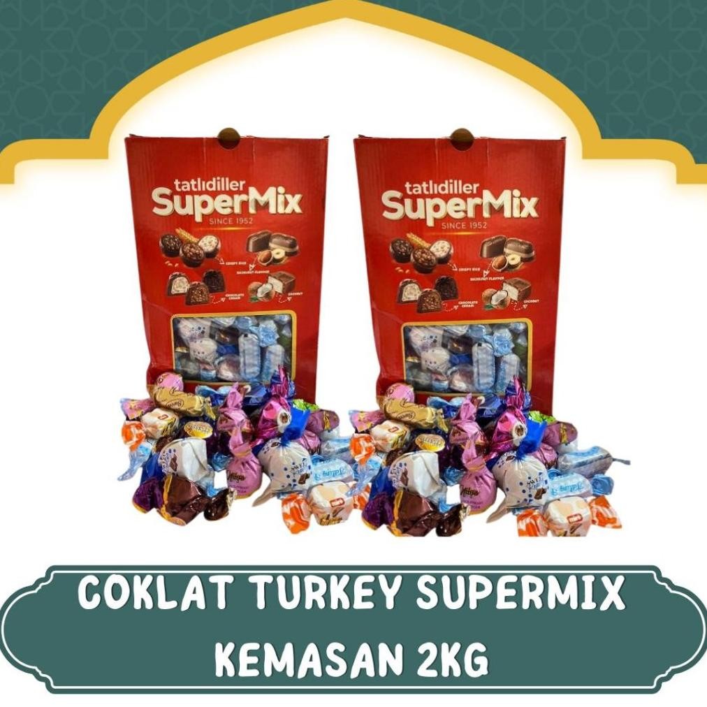 

Oleh Oleh Haji Dan Umroh Kemasan 2Kg Coklat Turkey I Coklat Arab I Cokelat Turkey Rasa Mix I Coklat Premium Saudi Dubai