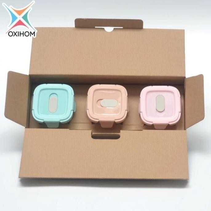 Oxihom Glass Food Container Kedap Udara