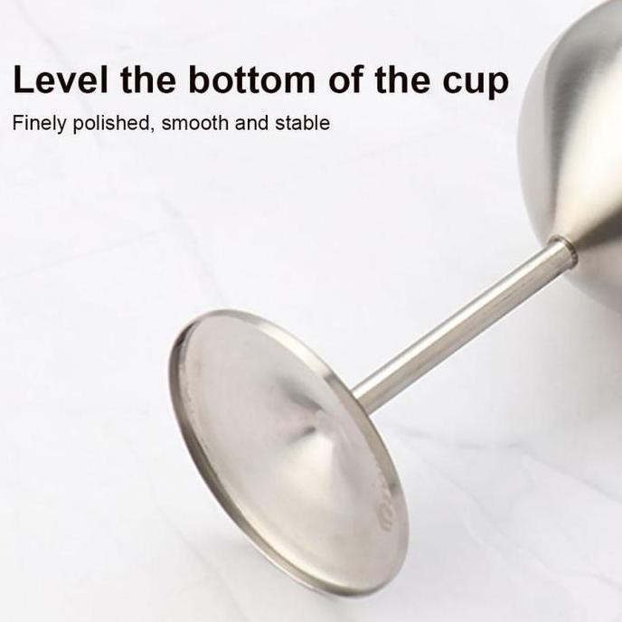 Gelas Wine Goblet Stainless Red Wine Glass Goblet Gelas Minum Wine