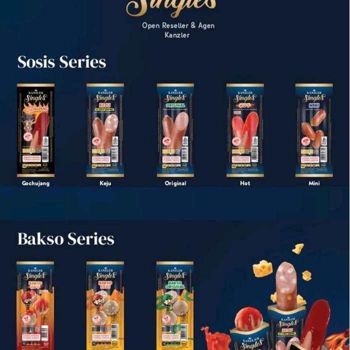 

Ff Singles Kanzler Sosis Hot 1 Pack Isi 12Pcs Frozen