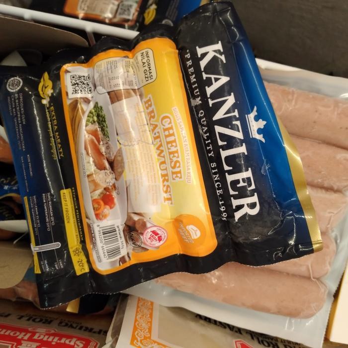 

Rps Cheese Bratwurst Sosis Sapi Dan Ayam Keju (360 Gram) - Kanzler