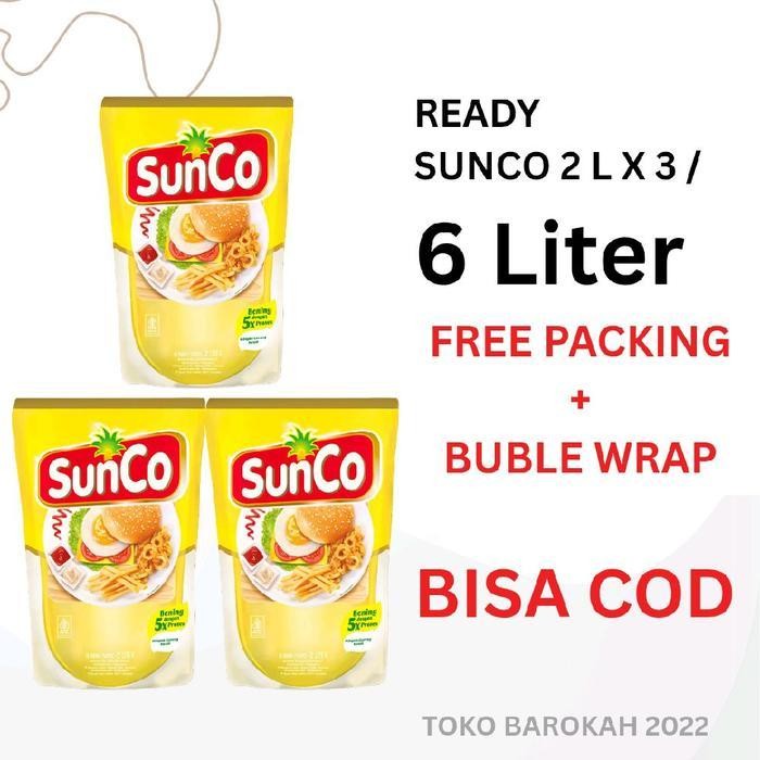 

Rps [Promo 6 Liter] 3 Pouch X 2 L Minyak Goreng Sunco Oil