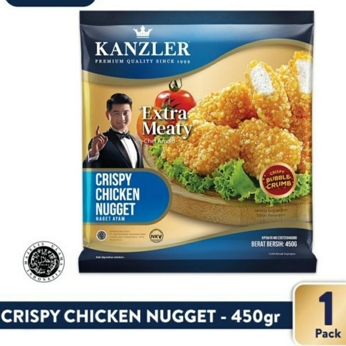 

Ff Nugget Chicken Crispy Kanzler 450Gr / Naget Krispi Kanzler Viral