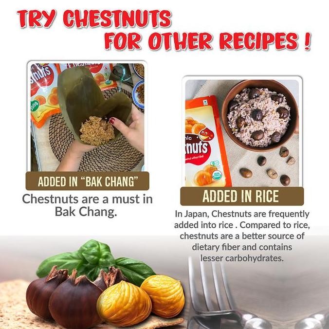 

RPS Tong Garden Chestnut 300g Kacang Kastanye Panggang Organik