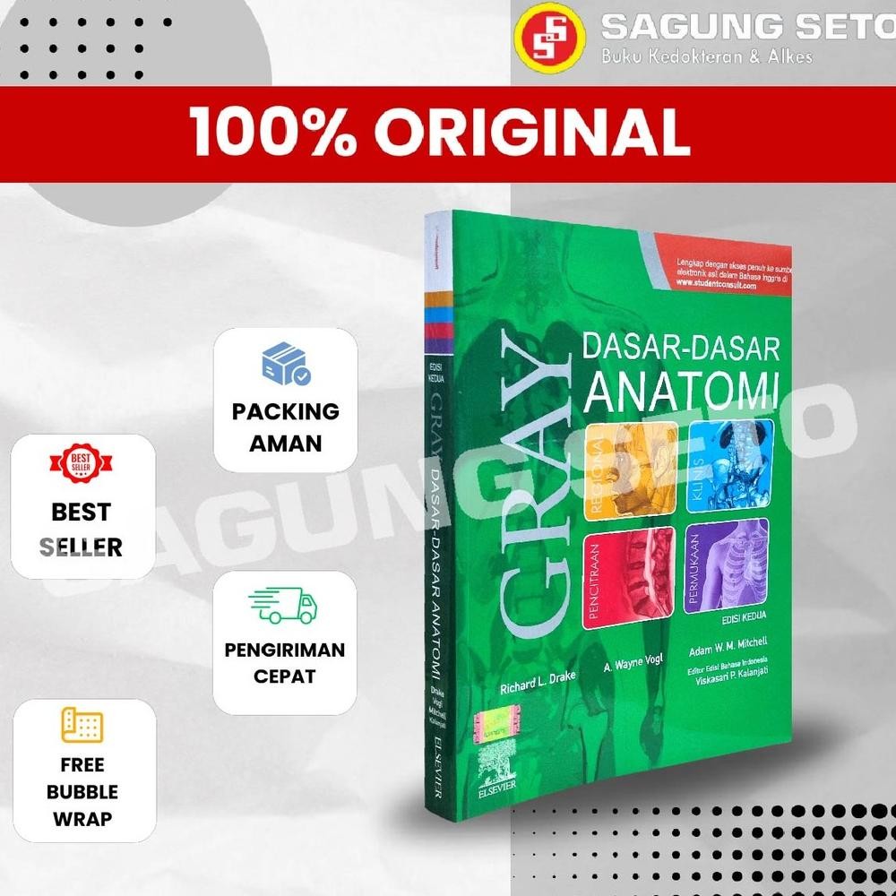 Terlaris Dasar-Dasar Anatomi Ed2-Gray