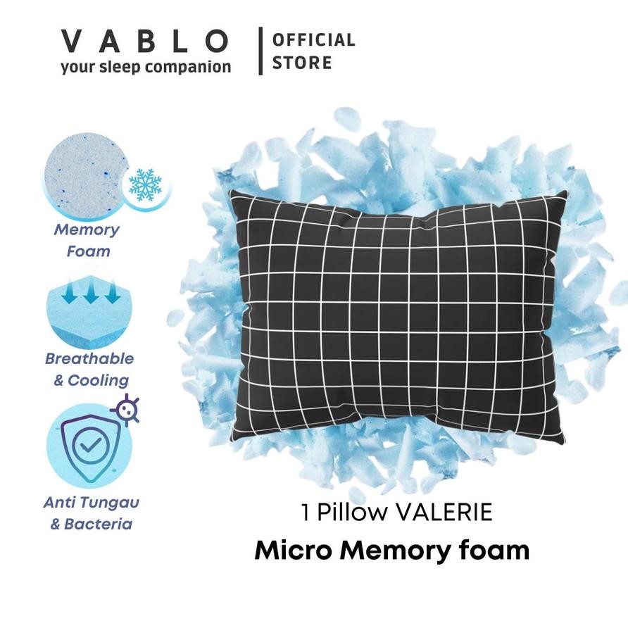 SANGAT EMPUK Vablo Valerie bantal micro memory foam - 1pcs