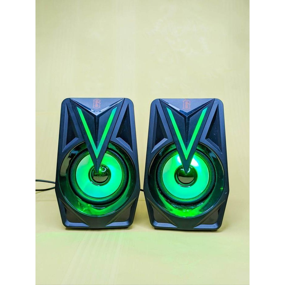 Cc Speaker Komputer Speaker Laptop Portable Gamen Gs1 Led Rgb