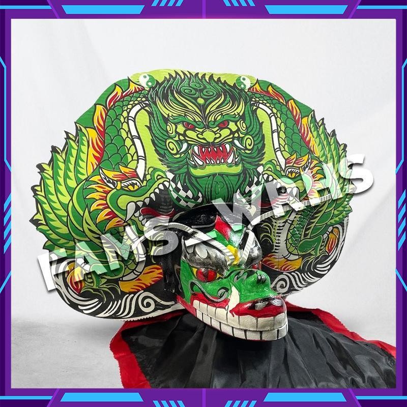 Sale 8.8 {Pasti Murah} Barongan Anak Ukuran Jumbo Spons Devil Barongan Spons Barongan Hijau Barongan