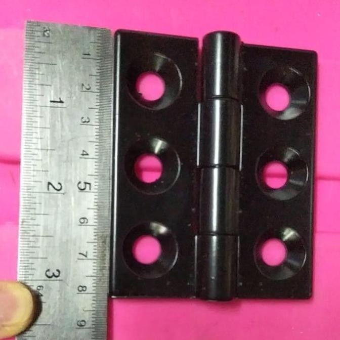 Engsel Box Panel Hitam 8Cm. / Engsel Besi / Engsel Panel