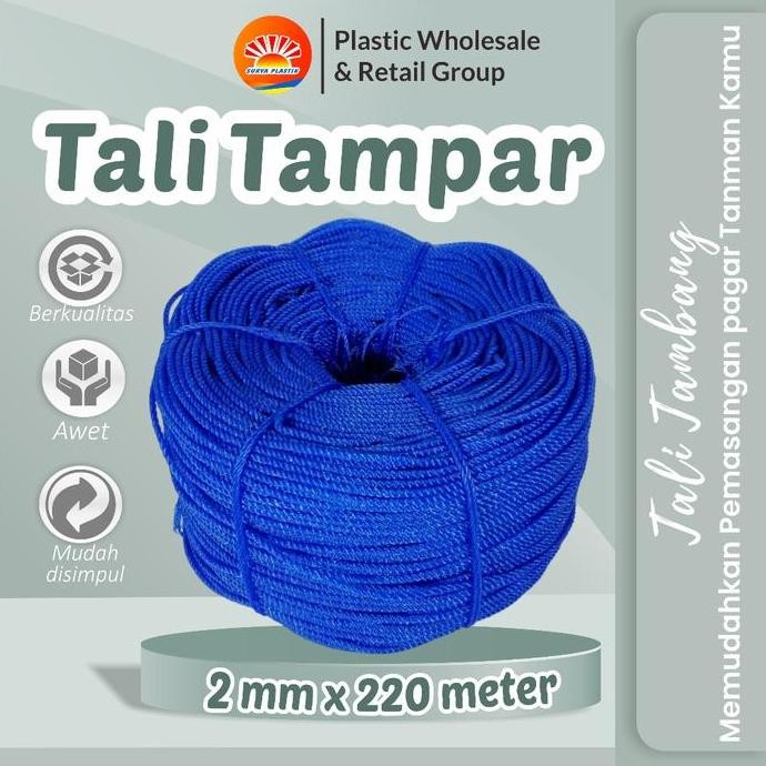 

Ready Stock Tali Tampar Ukuran 2Mm Panjang 220 Meter Kualitas Terjamin