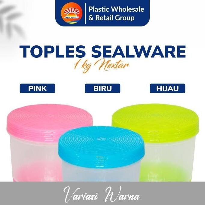 Ready Stock Rotan 1 Kg Nextar Toples Kue Kering Lebaran Natal Imlek Serbaguna Kualitas Terjamin