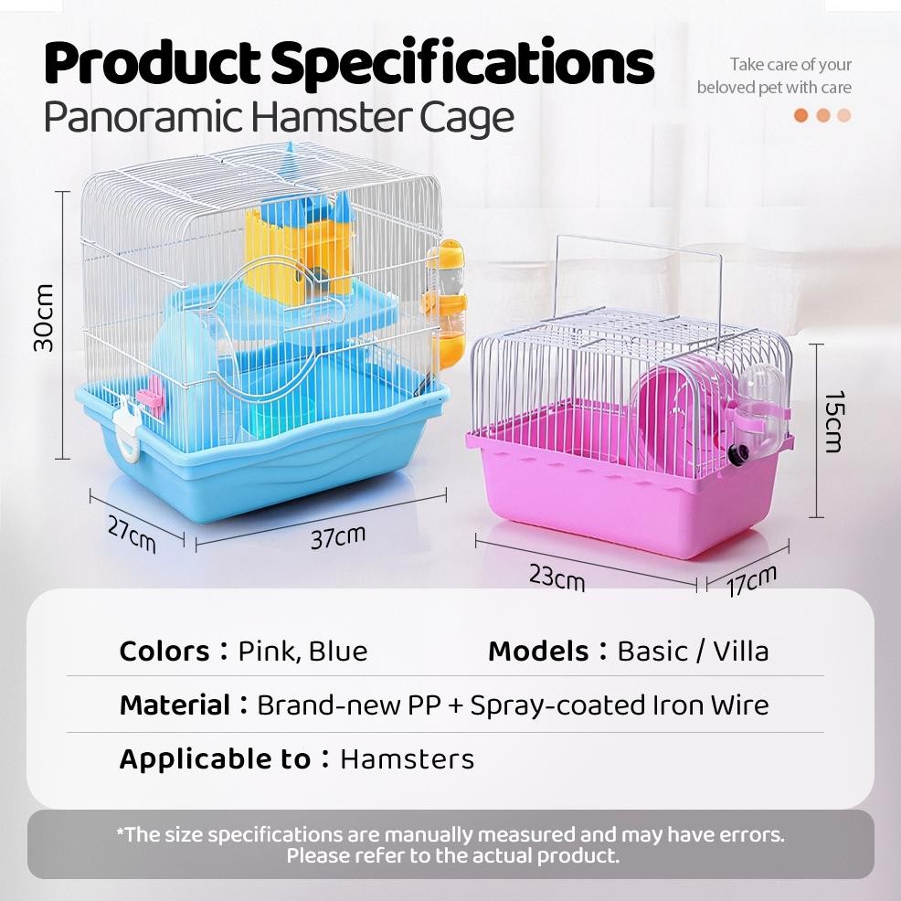 READY Rumah Hamster Kandang Hamster Mewah Kandang Hamster Berukuran Besar